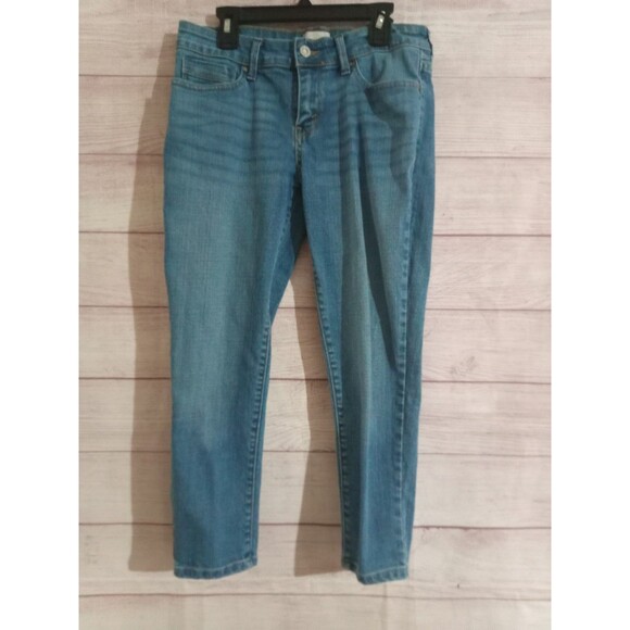 Levis San Francisco Capri Jeans Women's Size 4 Blue Denim Low Rise  5-Pockets - Picture 1 of 5